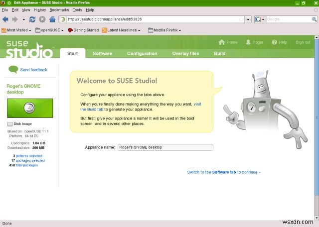 SUSE Studio - 独自の Linux を作成する