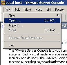 VMware Server で仮想マシンのクローンを作成する方法