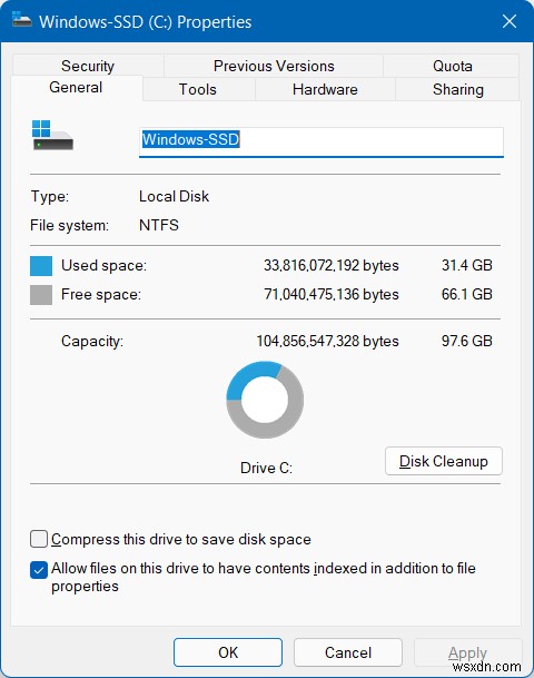 Windows のディスク スペース クリーンアップ ツールと方法