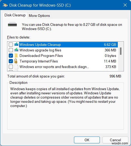 Windows のディスク スペース クリーンアップ ツールと方法