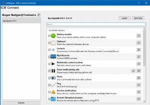 Windows 上の KDE Con​​nect - ピークをこっそり