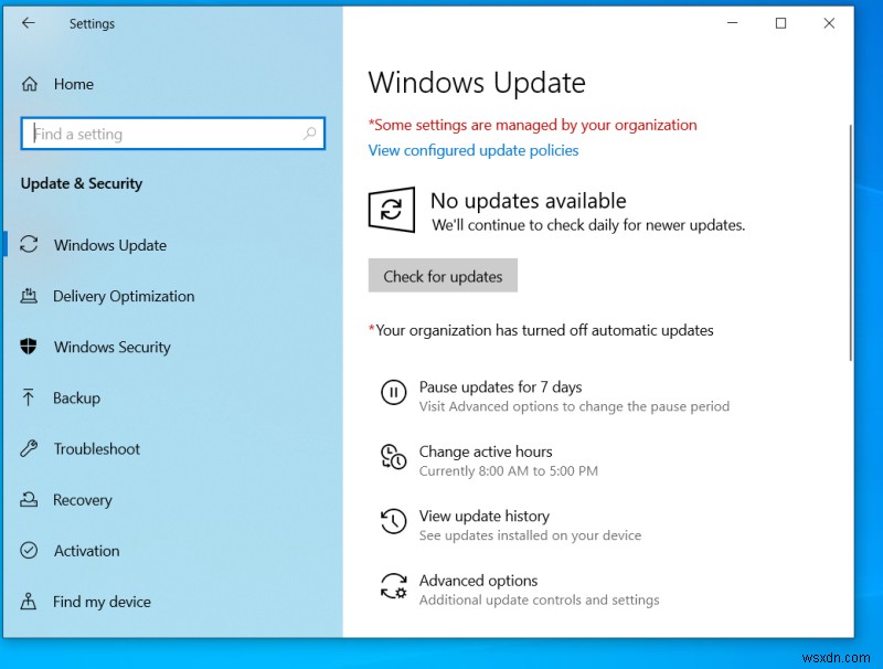 Windows 10 の最近のビルドとローカル アカウントのセットアップ