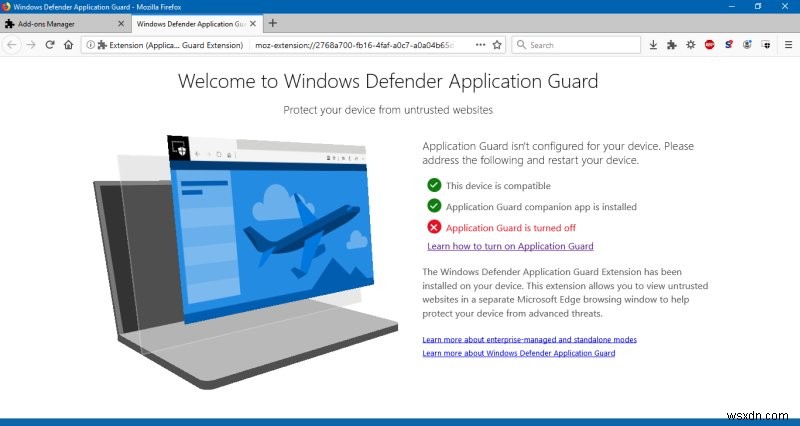 Windows Defender Application Guard を試してみたかった