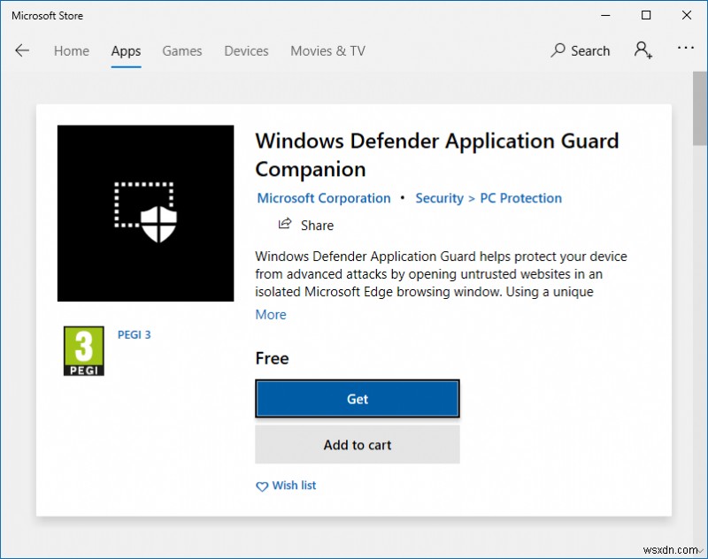 Windows Defender Application Guard を試してみたかった