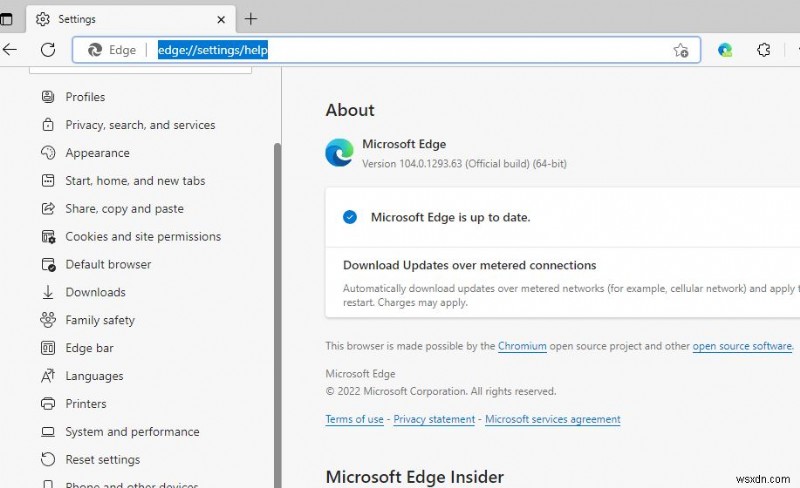 Windows 11 の更新後に Microsoft Edge が機能しない