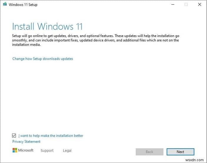 解決済み:Windows 11 インストール アシスタント使用時のエラー 0x8007007f