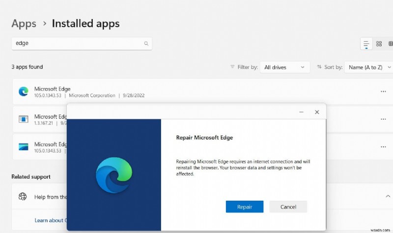 Microsoft Edge が開かない、または開いた直後に閉じる (解決済み)