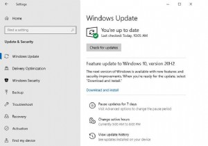 Windows 10 バージョン 22H2 がリリースされました。今すぐ入手する方法はこちら!