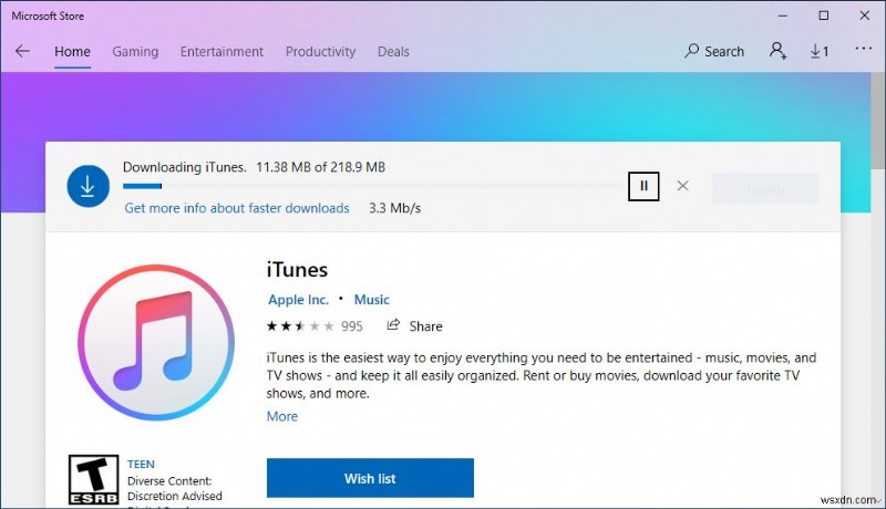 iTunes for Windows 10 をダウンロードしてインストールする方法