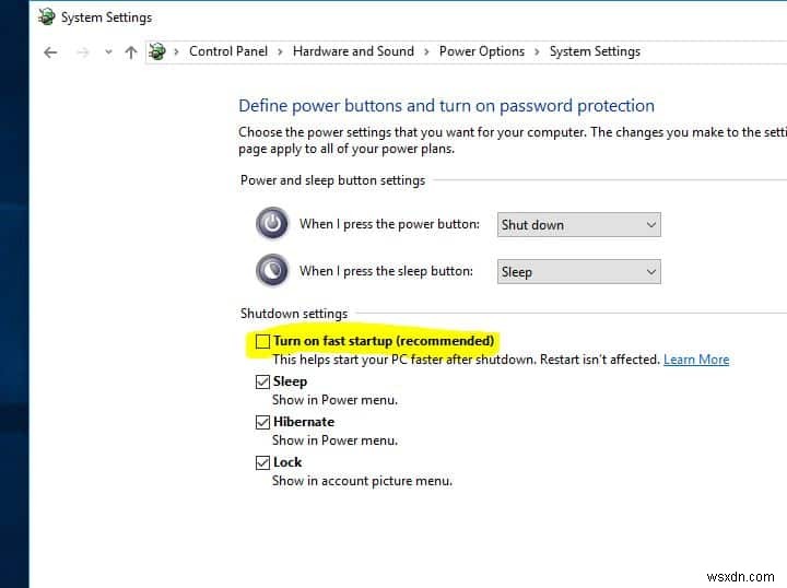 Windows 10 で休止状態オプションを有効または無効にする方法
