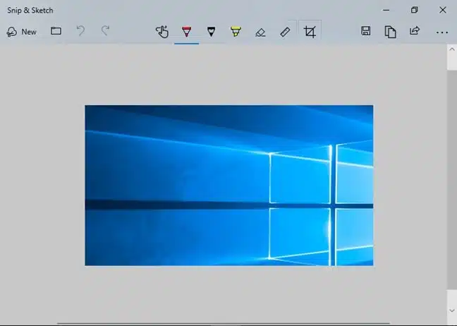 Windows 10 バージョン 2004 で Snip &Sketch を使用して画面の切り取りを行う方法