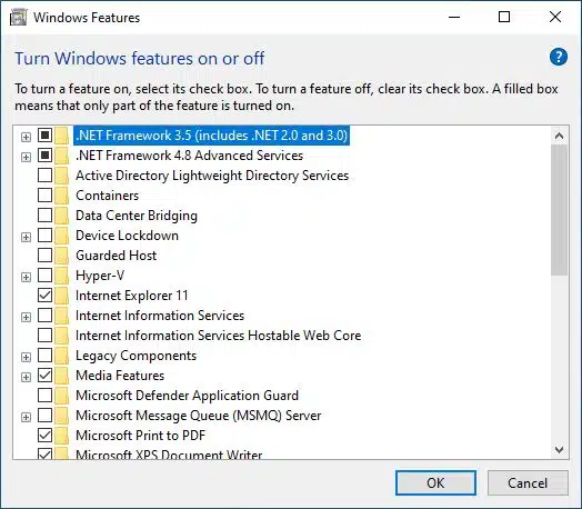 解決済み:Windows 10 (.Net Framework 3.5) のエラー コード 0x800f0950