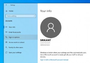 Windows 10 のローカル アカウントと Microsoft アカウント、どちらが最適ですか?