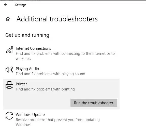 Windows 10 21H2 Update でプリンターの問題を解決する方法
