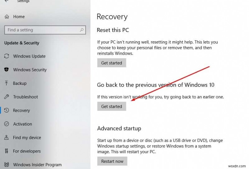 Windows 10 バージョン 22H2 の機能更新プログラムをアンインストールする 3 つの方法