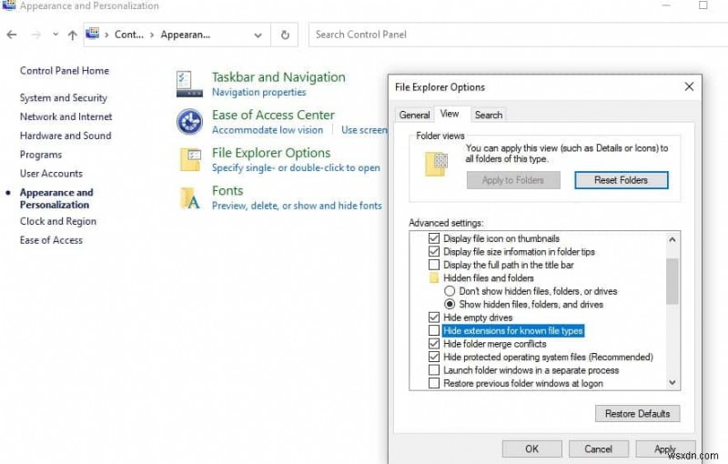 Windows 10 でファイル名拡張子を表示または非表示にする方法 (ステップ バイ ステップ ガイド 2022)