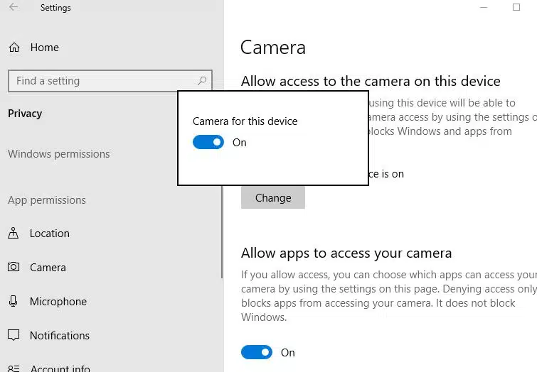 Webcam が別のアプリケーションで使用されている Windows 10 (適用する 5 つの解決策)