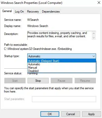 解決済み:Microsoft Windows 検索インデクサーの CPU 使用率が高い Windows 10 !!!