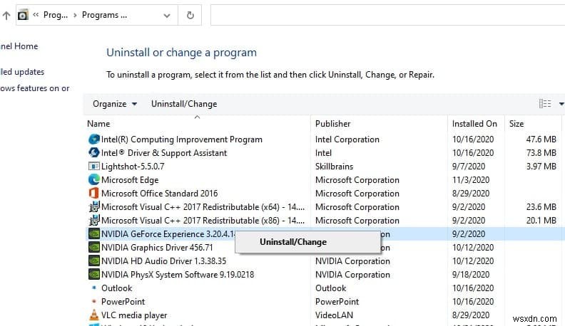 解決済み:Windows 10 update 2022 の後、NVIDIA コントロール パネルが開かない