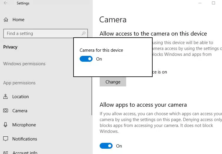 Windows 10 の更新後にノートパソコンのカメラが機能しませんか?問題を解決しましょう