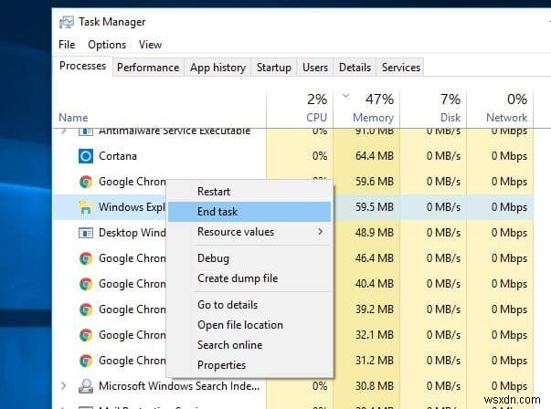 解決済み:デスクトップでの右クリックが機能しない/Windows 10 が応答する