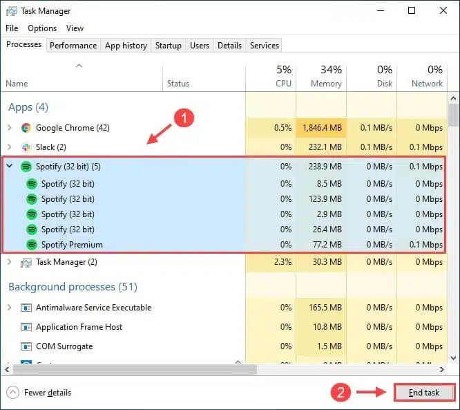 Windows 10 で Spotify が開かない、または応答しない場合問題を解決しましょう