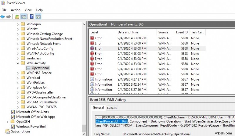 解決済み:Windows 10 (2022) での WMI プロバイダー ホスト (wmiprvse.exe) の CPU 使用率が高い