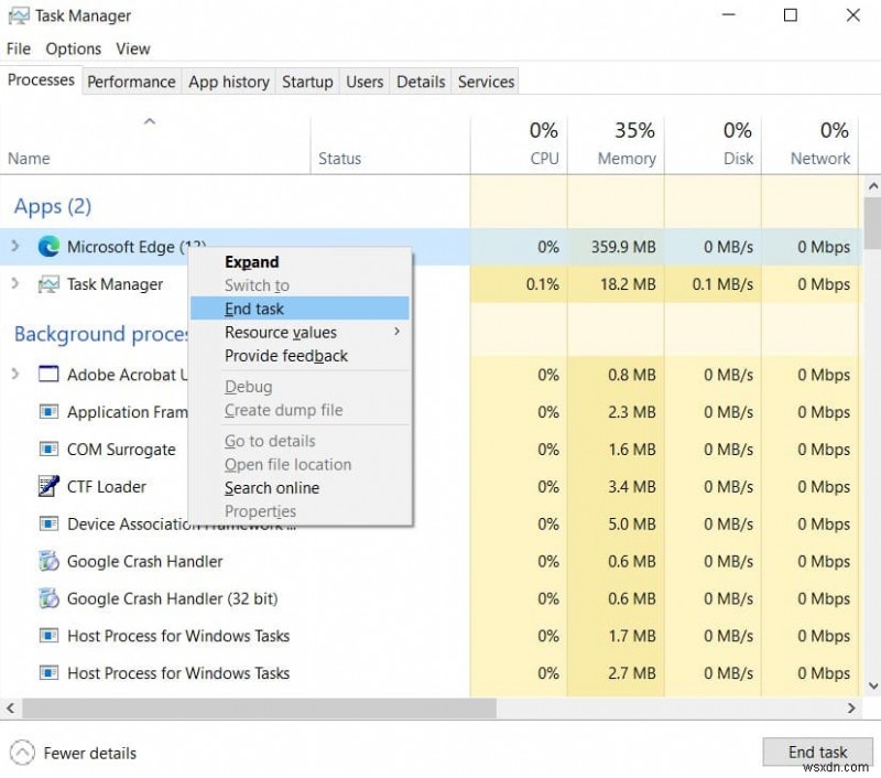 Windows 10 の更新後に Microsoft Edge がクラッシュする、または動作しない!!!