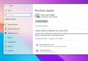 Update Assistant ツールを使用した Windows 10 22H2 のダウンロード