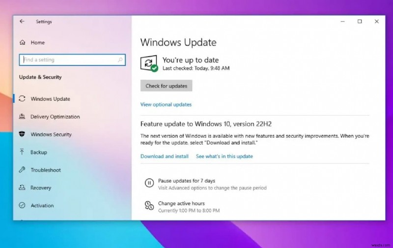 Windows 10 バージョン 22H2 が利用可能になりました。今日の新機能