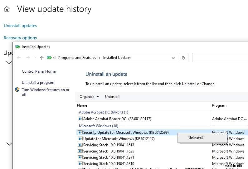 Windows 10 アップデート KB5019959 のインストール後に問題が発生しましたか?修正しましょう