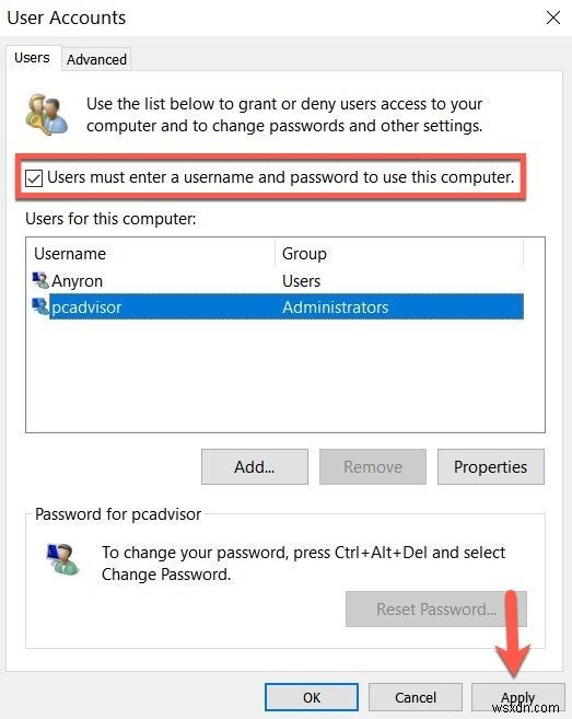 Windows でログイン パスワードを削除する方法