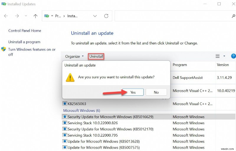 Windows 11 アップデートを再インストールする方法