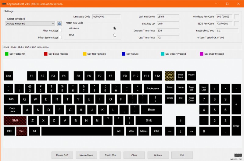 ゲーミング キーボード テスターのリストとテスターの適切な使用方法