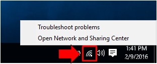 コントロール パネルの方法でワイヤレス ネットワークを操作する (Windows 10)