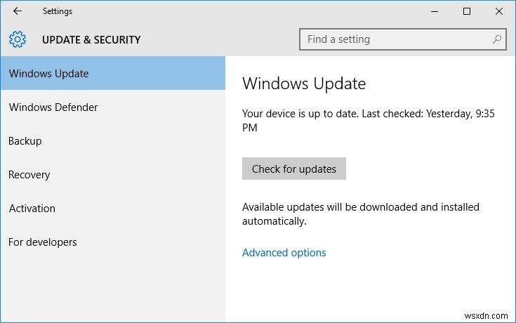 Windows 10 の Windows Update について知っておくべきこと