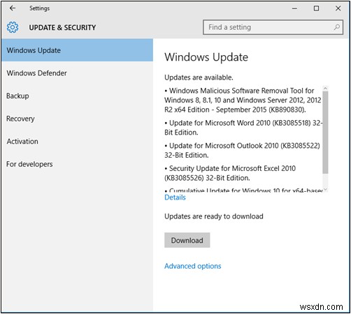 Windows 10 の Windows Update について知っておくべきこと