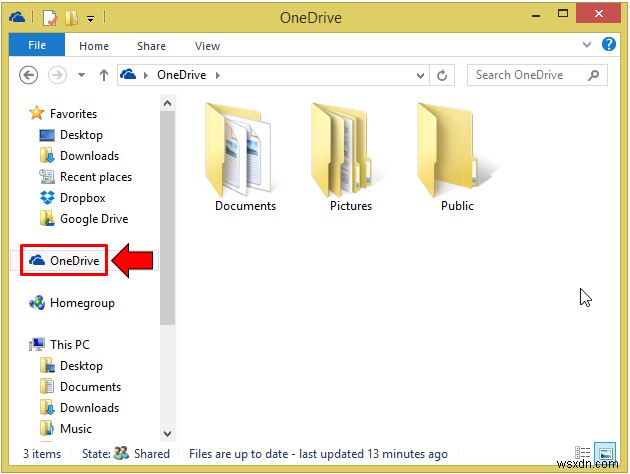 Windows 8.1 の OneDrive クラウド ストレージに慣れる