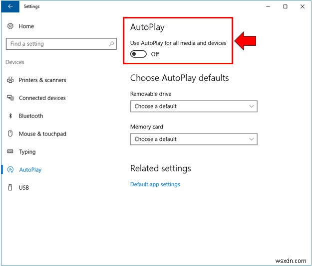 Windows 10 の自動再生オプションにアクセスして操作する方法