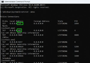 どのアプリが Windows ポートを使用しているかを明らかにする方法 