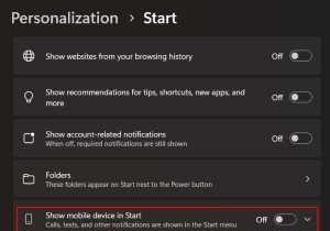 Windows 11のスタートメニューをコンパクトに縮小する方法：ステップバイステップガイド