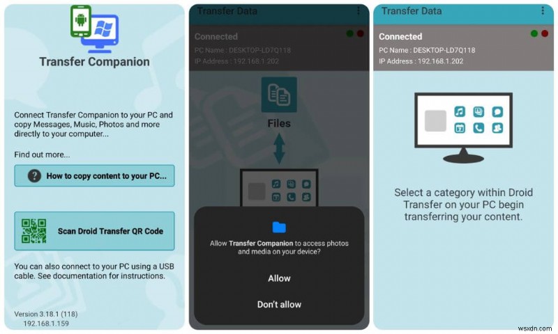 PC と Android スマートフォン間でファイルをワイヤレスで転送 - USB ケーブルは必要ありません 