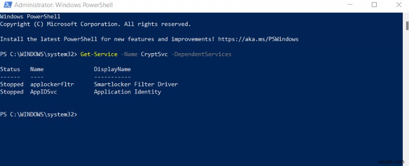 PowerShell またはコマンド プロンプトを使用してすべての Windows サービスを簡単に一覧表示 