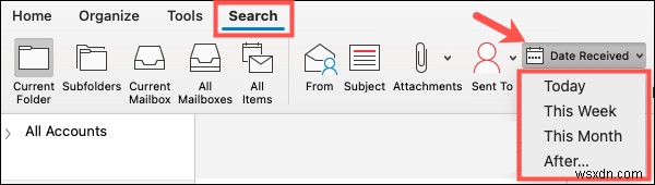 Outlook で先週のメールをすばやく見つける:ステップバイステップの日付検索ガイド 