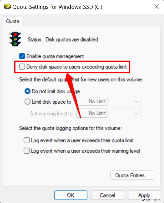 Windows 11 のマスター ディスク クォータ:ステップバイステップ ガイド 