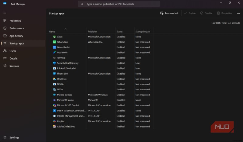 Windows タスク マネージャーで一部のスタートアップ アプリが表示されない - 本当の場所を発見する 