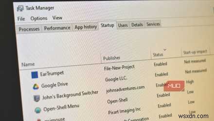 Windows タスク マネージャーで一部のスタートアップ アプリが表示されない - 本当の場所を発見する 