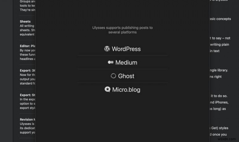 Ulysses が macOS 向けのプレミア ライティング アプリである理由を発見する 