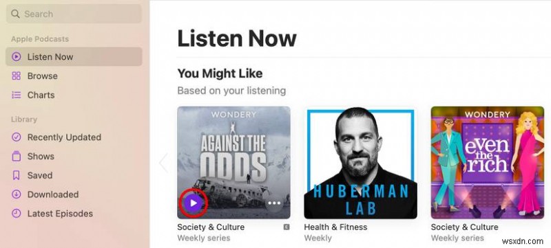 macOS で Podcasts アプリを使いこなす:ステップバイステップの初心者ガイド 