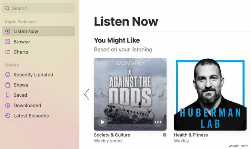 macOS で Podcasts アプリを使いこなす:ステップバイステップの初心者ガイド 